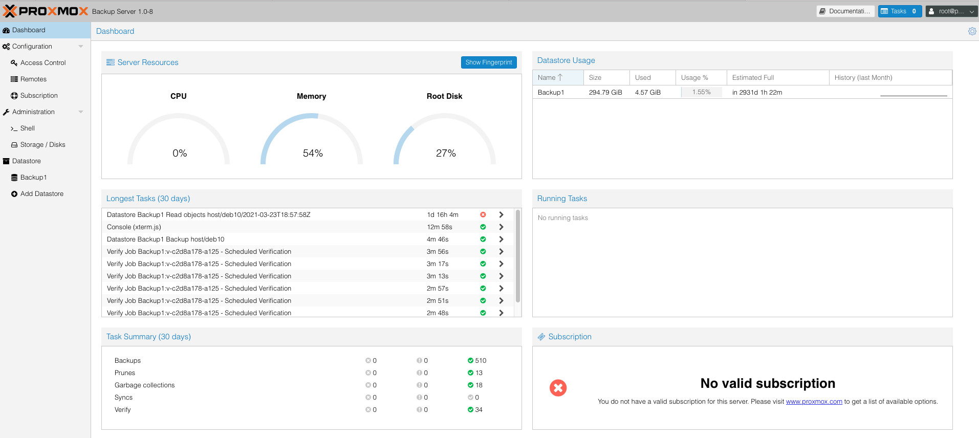 Proxmox backup server - od píky až do detailů